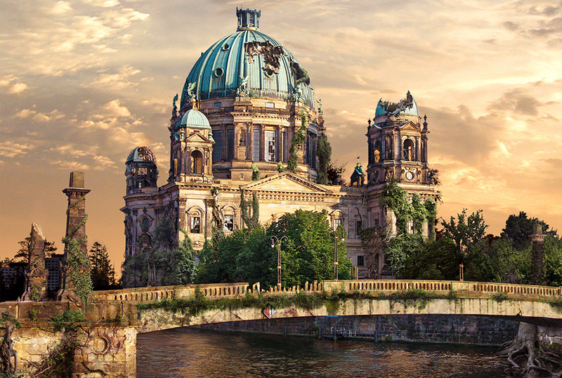 Illustration for article titled This Is What Famous Landmarks Would Look Like After A Global Disaster
